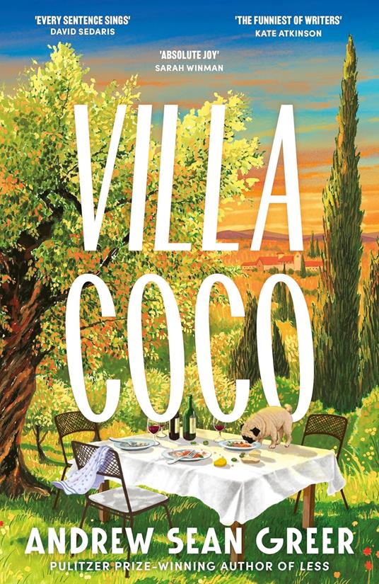 Villa Coco: ‘Set to be a staple on sun loungers' - BBC Culture, 40 most exciting books to look forward to in 2026 - Andrew Sean Greer - cover