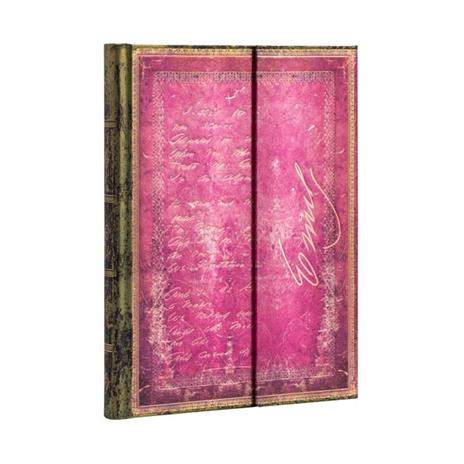 Taccuino Paperblanks copertina rigida Ultra a righe Emily Dickinson, Morii per la Bellezza - 18 x 23 cm - 3