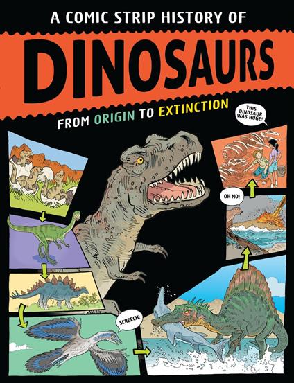 A Comic Strip History of the Dinosaurs - Anna Claybourne,Emmanuel Cerisier - ebook