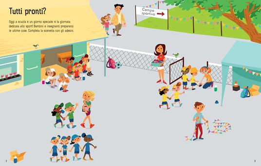 La giornata dello sport. Con adesivi. Ediz. a colori - Jessica Greenwell - 4