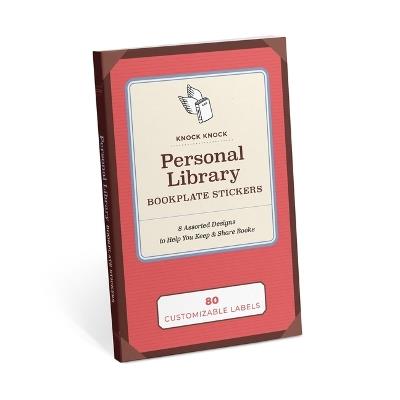 Personal Library Bookplate Stickers - Knock Knock - cover