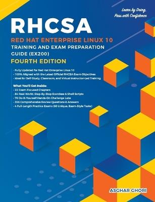 RHCSA Red Hat Enterprise Linux 10: Training and Exam Preparation Guide (EX200), Fourth Edition - Asghar Ghori - cover