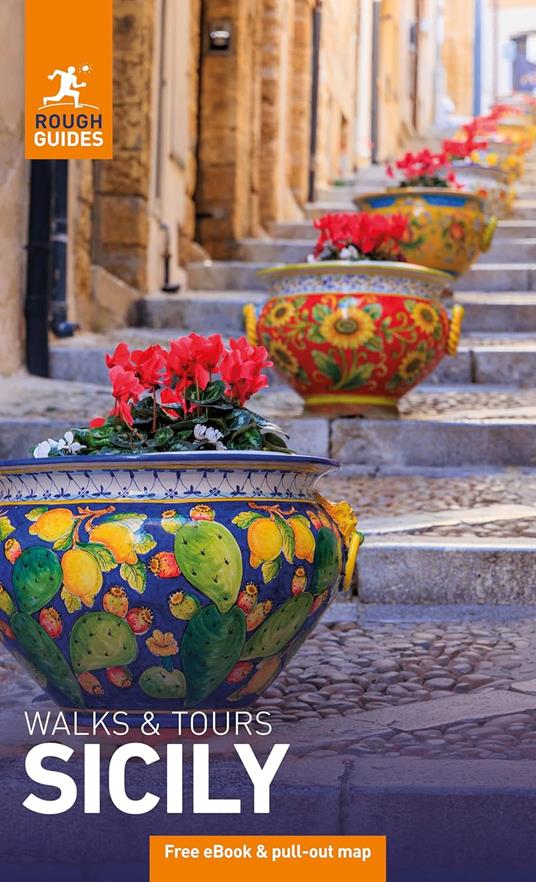 Rough Guides Walks and Tours Sicily: Travel Guide with eBook - Rough Guides,Ros Belford - cover
