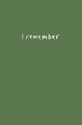 I Remember: Scotland's Covid Memorial - Alec Finlay - cover
