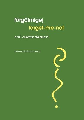 Förgätmigej // Forget-me-not - Carl Alexandersson - cover