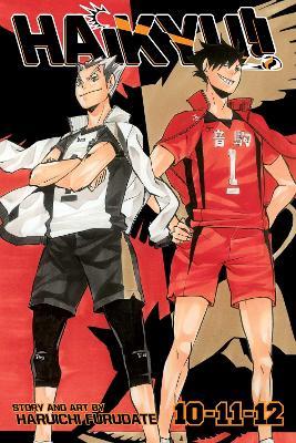 Haikyu!! (3-in-1 Edition), Vol. 4: Includes vols. 10, 11 & 12 - Haruichi Furudate - cover