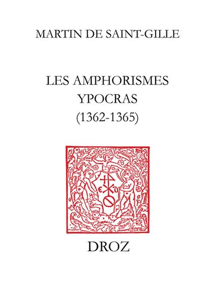 Les Amphorismes Ypocras (1362-1365)