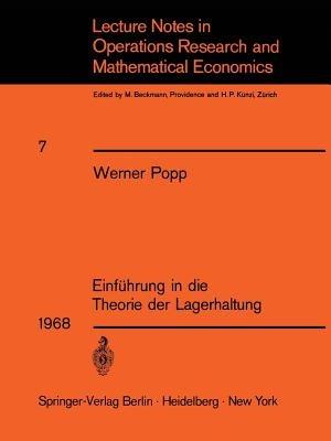 Einführung in die Theorie der Lagerhaltung - W. Popp - cover