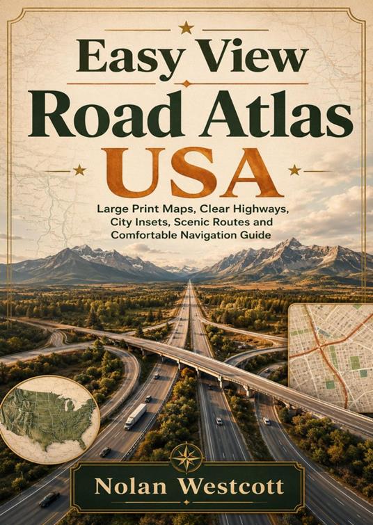 Easy View Road Atlas USA