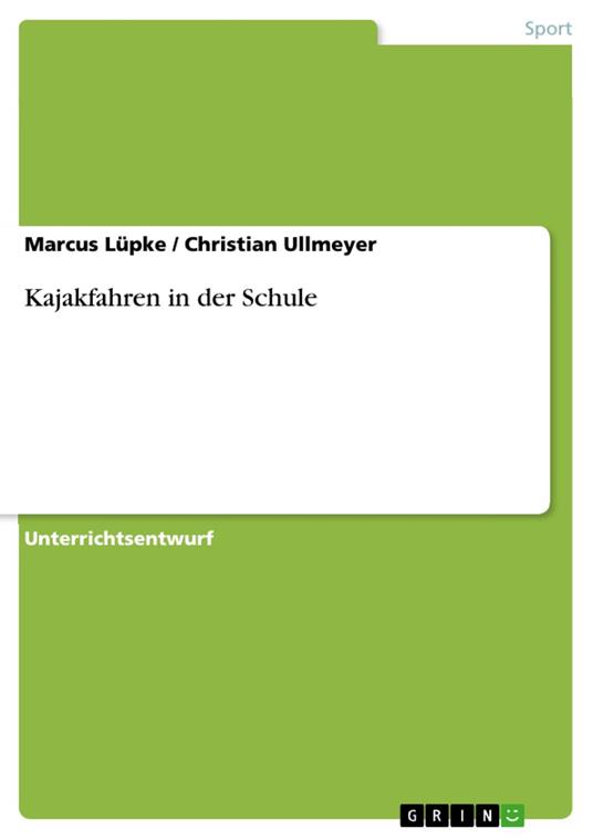 Kajakfahren in der Schule