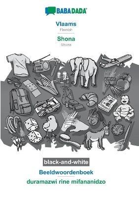 BABADADA black-and-white, Vlaams - Shona, Beeldwoordenboek - duramazwi rine mifananidzo: Flemish - Shona, visual dictionary - Babadada Gmbh - cover
