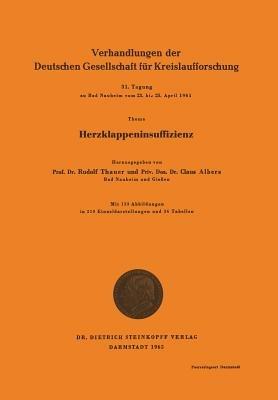 Herzklappeninsuffizienz - Rudolf Thauer,Claus Albers - cover