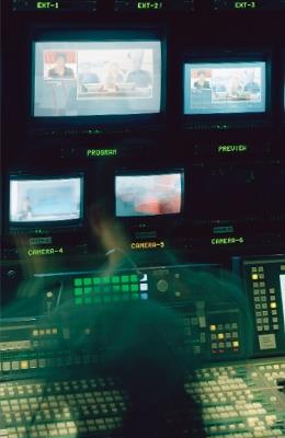 Sophie Huguenot: Television: Artistic Research Into the Staging of News on Television 2011-2019 - cover