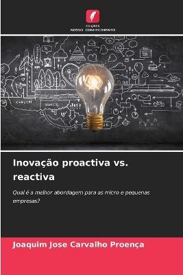 Inova??o proactiva vs. reactiva - Joaquim Jose Carvalho Proen?a - cover