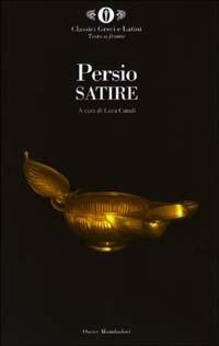 Satire. Testo latino a fronte - A. Flacco Persio - copertina