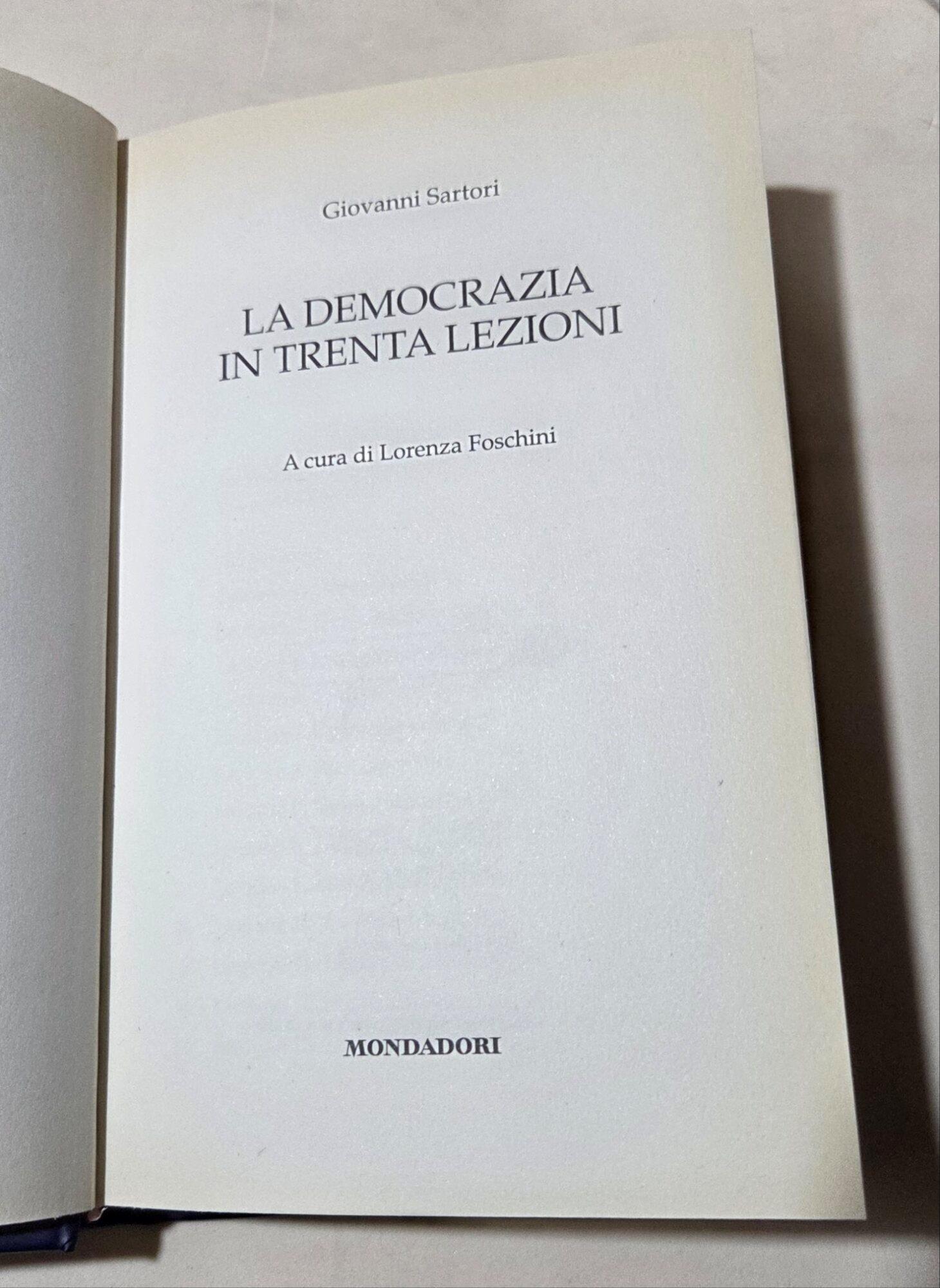 La democrazia in trenta lezioni