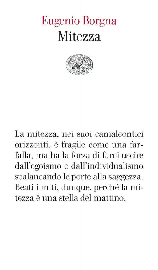 Mitezza - Eugenio Borgna - copertina