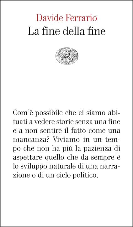 La fine della fine - Davide Ferrario - copertina