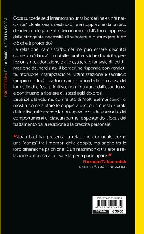 La coppia narcisistica borderline. Nuovi approcci alla terapia familiare - Joan Lachkar - 2