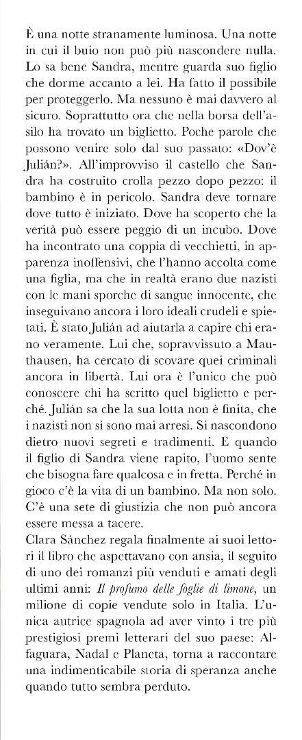 Lo stupore di una notte di luce - Clara Sánchez - 4