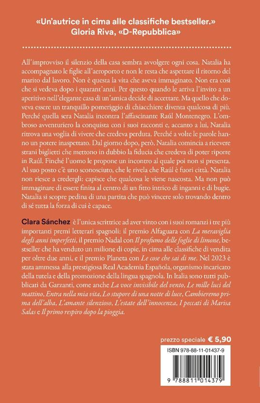 La forza imprevedibile delle parole - Clara Sánchez - 2