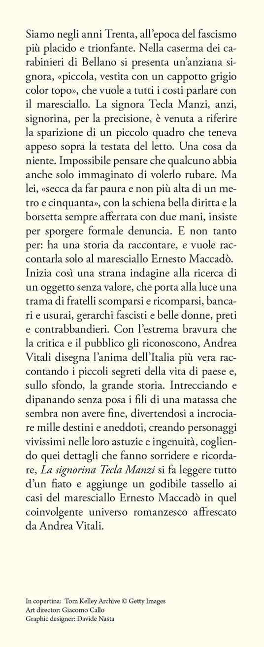 La signorina Tecla Manzi - Andrea Vitali - 4