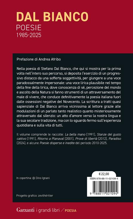 Poesie 1985-2025 - Stefano Dal Bianco - 2