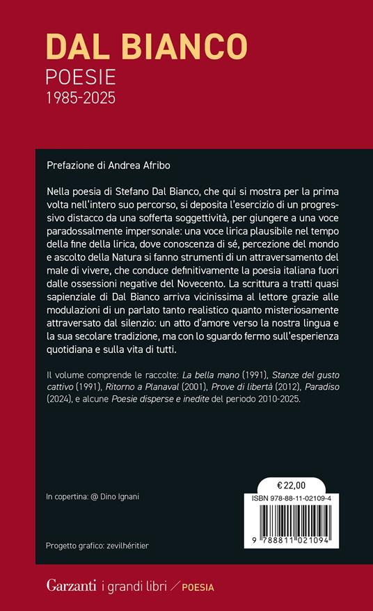 Poesie 1985-2025 - Stefano Dal Bianco - 2