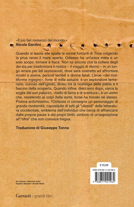 Odissea. Ediz. Integrale Garzanti - Omero - 2