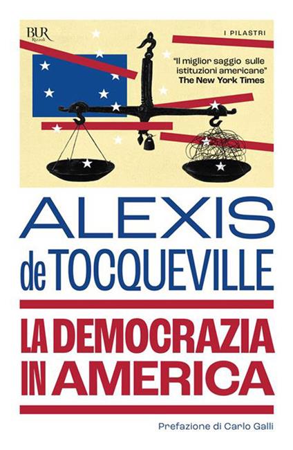 La democrazia in America - Alexis de Tocqueville - copertina