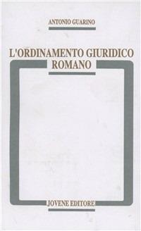 L'ordinamento giuridico romano - Antonio Guarino - copertina