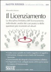 Il licenziamento - Alessandra Marano - copertina