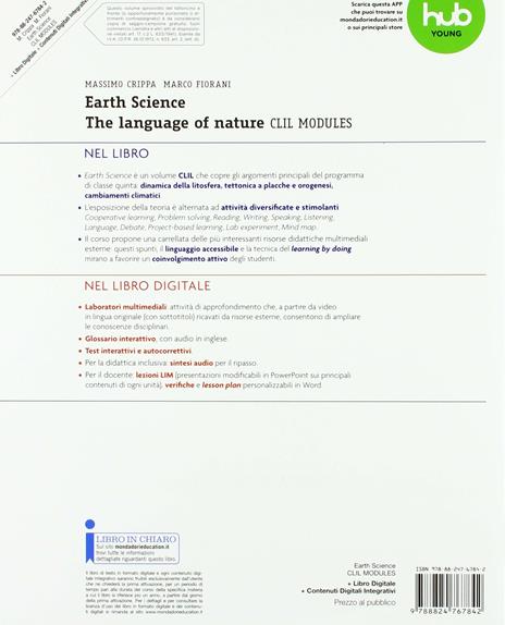 Earth science. The language of nature. CLIL modules. Per le Scuole superiori. Con e-book. Con espansione online - Massimo Crippa,Marco Fiorani - 2