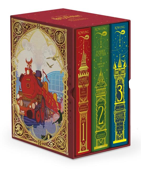 Harry Potter: La pietra filosofale-La camera dei segreti-Il prigioniero di Azkaban. Ediz. papercut MinaLima - J. K. Rowling - 7