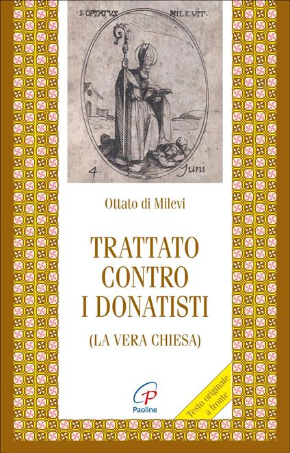 Trattato contro i donatisti (la vera chiesa) - Ottato di Milevi - copertina