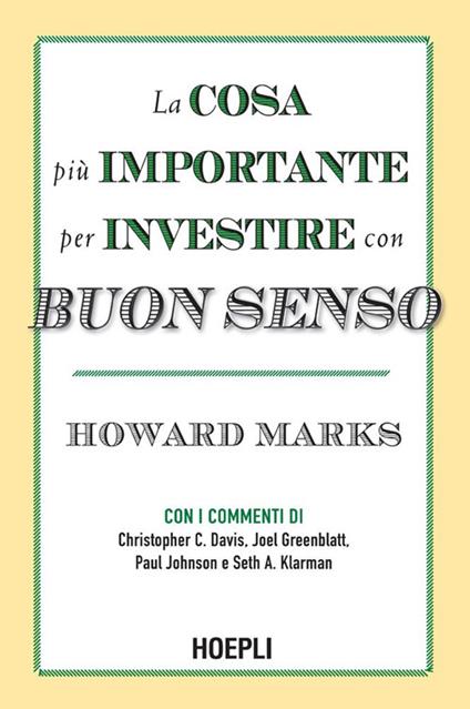 La cosa più importante per investire con buon senso - Howard Marks,Silvia Piparo - ebook