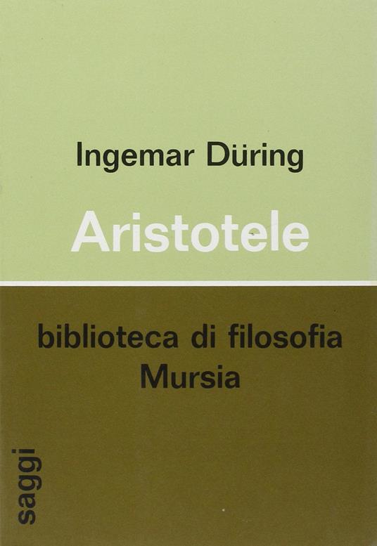 Aristotele - Ingemar Düring - copertina