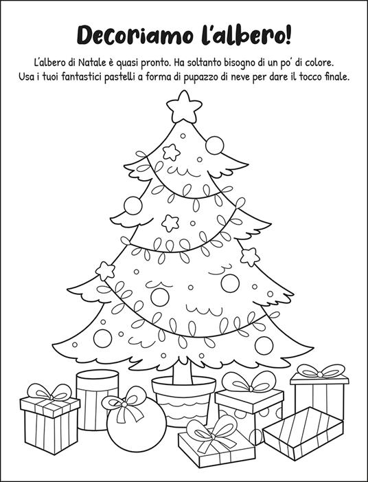 Evviva il Natale da colorare. Ediz. illustrata. Con 12 pastelli - 4