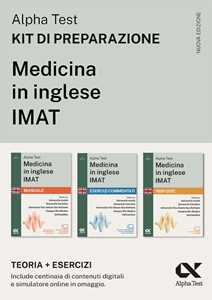 Libro Alpha Test. Medicina in inglese IMAT 2026-2027. Kit di preparazione. Per test di ammissione universitari. Con piattaforma e simulatore online