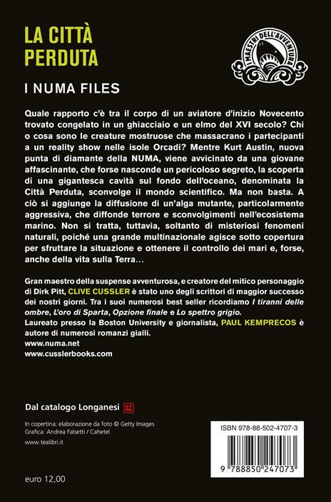La città perduta. I Numa files. Le avventure di Kurt Austin e Joe Zavala - Clive Cussler,Paul Kemprecos - 2