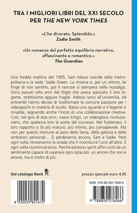 Tomorrow, and tomorrow, and tomorrow. Ediz. italiana - Gabrielle Zevin - 2