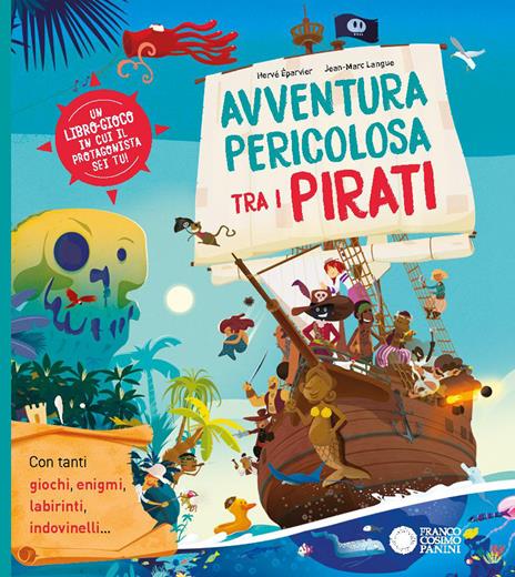 Avventura pericolosa tra i pirati - Hervé Eparvier - copertina