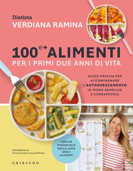 100 e + alimenti per i primi due anni di vita. Guida pratica per accompagnare l'autosvezzamento in modo semplice e consapevole - Verdiana Ramina - copertina