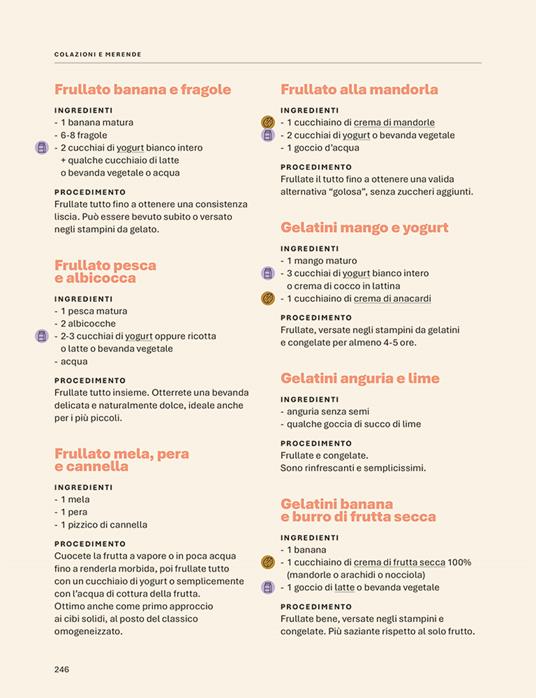 100 e + alimenti per i primi due anni di vita. Guida pratica per accompagnare l'autosvezzamento in modo semplice e consapevole - Verdiana Ramina - 13