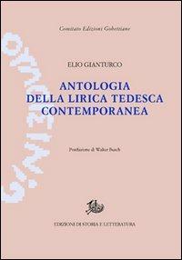 Antologia della lirica tedesca contemporanea - Elio Gianturco - copertina