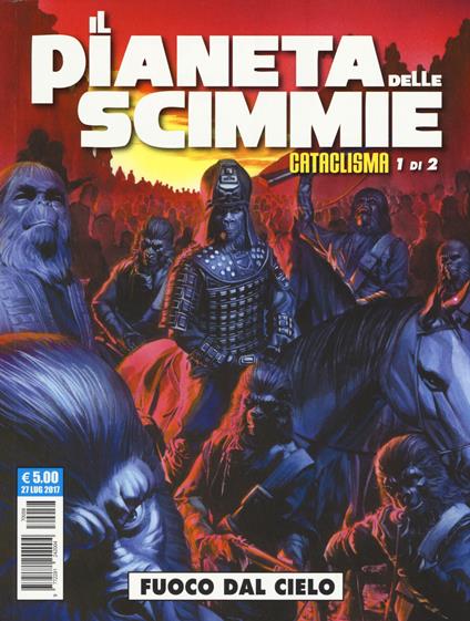 Il pianeta delle scimmie: cataclisma. Vol. 1: Fuoco dal cielo - Corinna Bechko,Gabriel Hardman - copertina