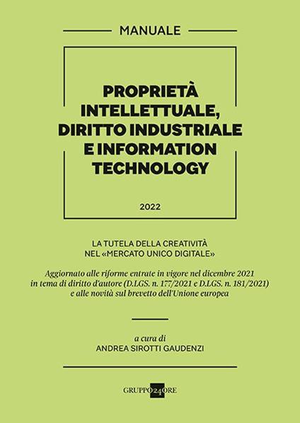 Proprietà intellettuale, diritto industriale e information technology - copertina