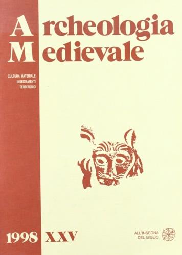 Archeologia medievale (1998). Vol. 25 - copertina