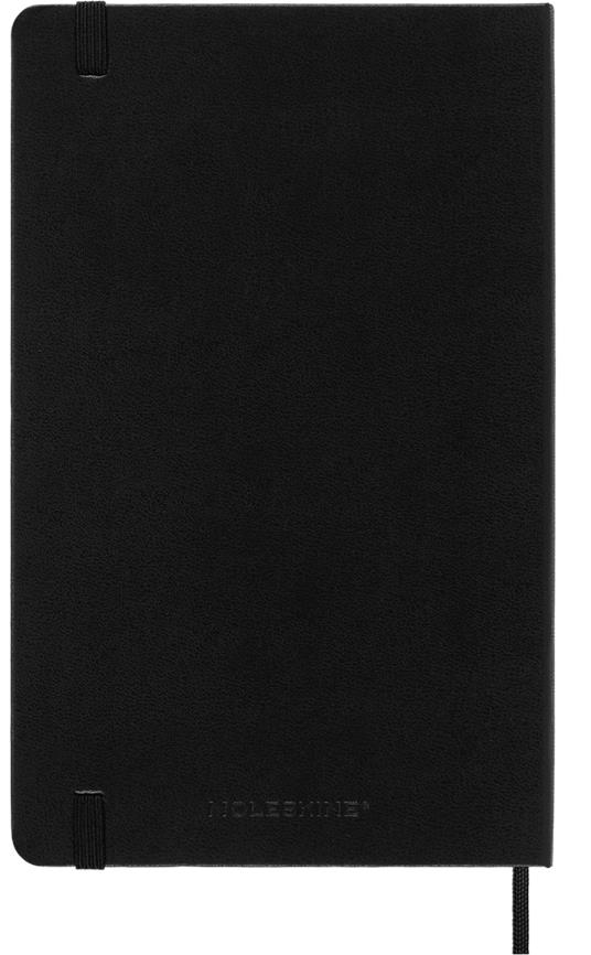 Taccuino classico copertina rigida nera a righe, Paper, Classic, Ruled, Large 13x21, Hard, Polypropylene, Black - 6