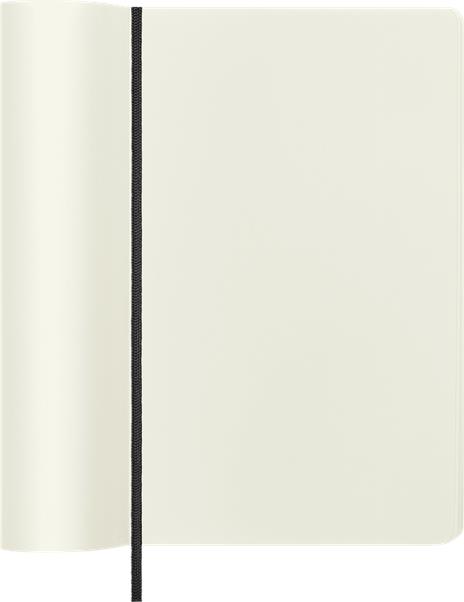 Taccuino Moleskine large a pagine bianche copertina morbida nero. Black - 4